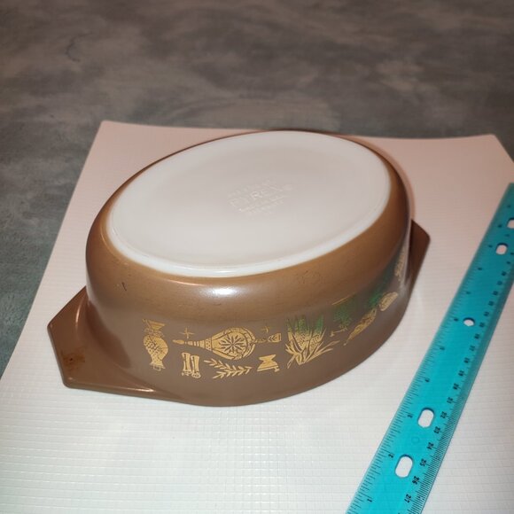 Pyrex Early American 043 1 1/2 quart with Lid 943 C14  Vintage Collectible - Picture 14 of 14